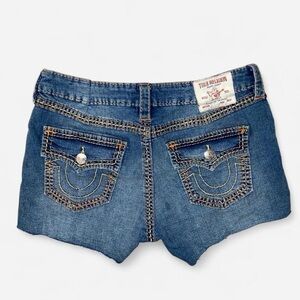 🖤 TRUE RELIGION LOW RISE JOEY SHORTS 🧡